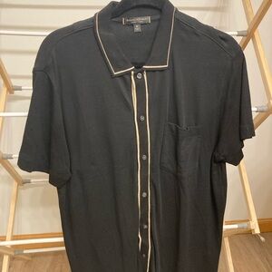 Banana Republic Black Luxury Touch Polo